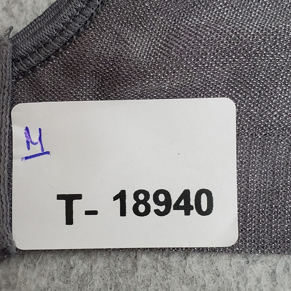 Bali Women Bra Medium Gray T Shirt Wireless Unlined Strap Adjustable